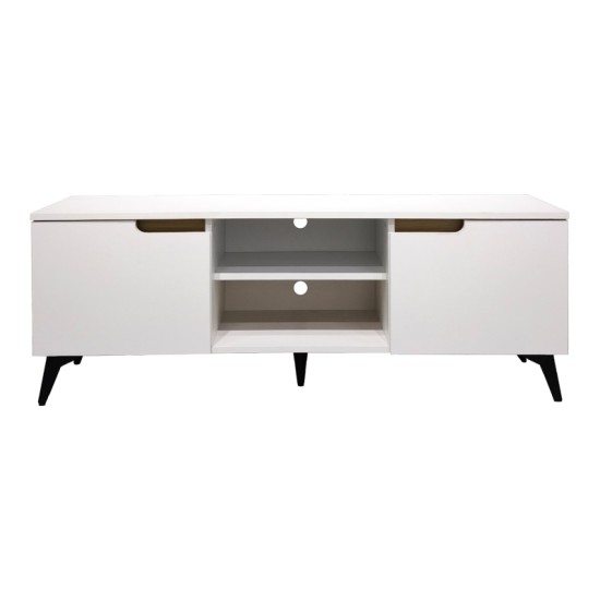 Έπιπλο τηλεόρασης Kemvio   sonoma-λευκό 150x38x44εκ