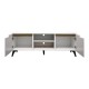 Έπιπλο τηλεόρασης Kemvio   sonoma-λευκό 150x38x44εκ