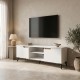 Έπιπλο τηλεόρασης Kemvio   sonoma-λευκό 150x38x44εκ