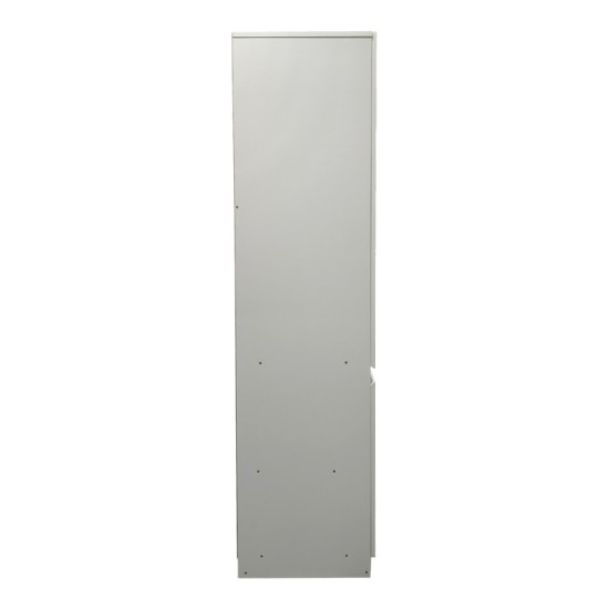 Ντουλάπα τρίφυλλη Merzia   sonoma-λευκό 120x46.5x183εκ