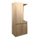 Έπιπλο εισόδου Feby   sonoma 80x50.5x190εκ