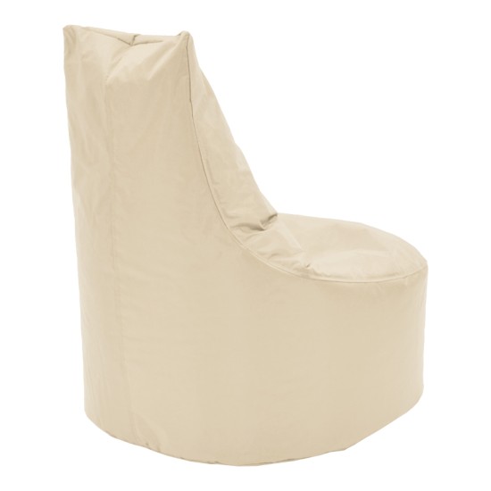 Πουφ πολυθρόνα Norm PRO  αδιάβροχο μπεζ 65x65x80εκ