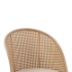 Καρέκλα Riccardo φυσικό pe rattan-μπεζ ύφασμα-φυσικό μέταλλο 56x52x82εκ Καρέκλα Riccardo φυσικό pe rattan-μπεζ ύφασμα-φυσικό μέταλλο 56x52x82εκ
