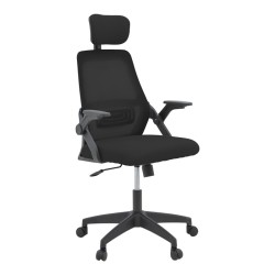 Καρέκλα γραφείου Peja  mesh ύφασμα μαύρο 58x60x107-117εκ Καρέκλα γραφείου Peja  mesh ύφασμα μαύρο 58x60x107-117εκ