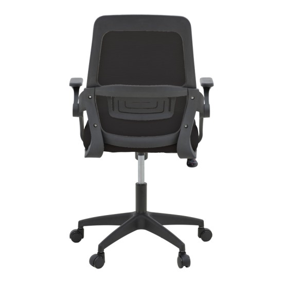 Καρέκλα γραφείου Reji mesh ύφασμα μαύρο 58x60x89-99εκ Καρέκλα γραφείου Reji mesh ύφασμα μαύρο 58x60x89-99εκ
