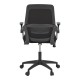 Καρέκλα γραφείου Reji mesh ύφασμα μαύρο 58x60x89-99εκ Καρέκλα γραφείου Reji mesh ύφασμα μαύρο 58x60x89-99εκ