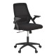 Καρέκλα γραφείου Reji mesh ύφασμα μαύρο 58x60x89-99εκ Καρέκλα γραφείου Reji mesh ύφασμα μαύρο 58x60x89-99εκ