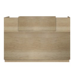 Γραφείο reception Lotus  σε χρώμα φυσικό 200x70x110εκ