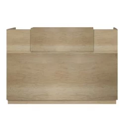Γραφείο reception Lotus  σε χρώμα φυσικό 200x70x110εκ