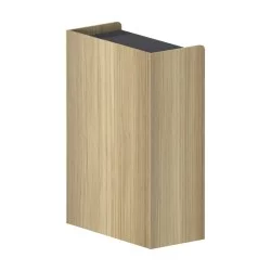 Ντουλάπι γραφείου χαμηλό Lotus  σε φυσική-ανθρακί απόχρωση 80x40x120εκ