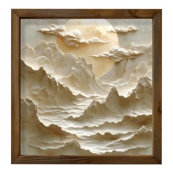 Πίνακας σε καμβά Jedia  με ψηφιακή εκτύπωση 50x3.5x50εκ