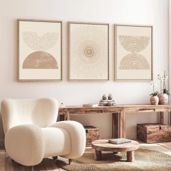 Πίνακας σε καμβά Terpen  τρίπτυχος με ψηφιακή εκτύπωση 50x2x70εκ