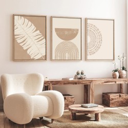 Πίνακας σε καμβά Terpen I  τρίπτυχος με ψηφιακή εκτύπωση 50x2x70εκ