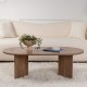 Τραπέζι σαλονιού Tabletod  σε καρυδί απόχρωση 119x60x40εκ