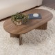 Τραπέζι σαλονιού Tabletod  σε καρυδί απόχρωση 119x60x40εκ