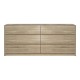 Συρταριέρα Kuanger  mdf σε φυσική απόχρωση 120x40x70εκ Model: 072-000111