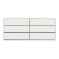 Συρταριέρα Kuanger  mdf σε λευκή απόχρωση 120x40x70εκ