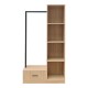 Έπιπλο εισόδου Erdeco mdf σε φυσική απόχρωση 80x40x150εκ Έπιπλο εισόδου Erdeco mdf σε φυσική απόχρωση 80x40x150εκ