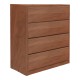 Συρταριέρα Kuanger mdf σε καρυδί απόχρωση 80x40x80εκ Συρταριέρα Kuanger mdf σε καρυδί απόχρωση 80x40x80εκ
