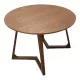 Τραπέζι Sedria  mdf καρυδί Φ120x75εκ