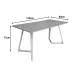 Τραπέζι Pendra  mdf επιφάνεια με πόδι ξύλο μασίφ σε sonoma απόχρωση 150x80x75εκ