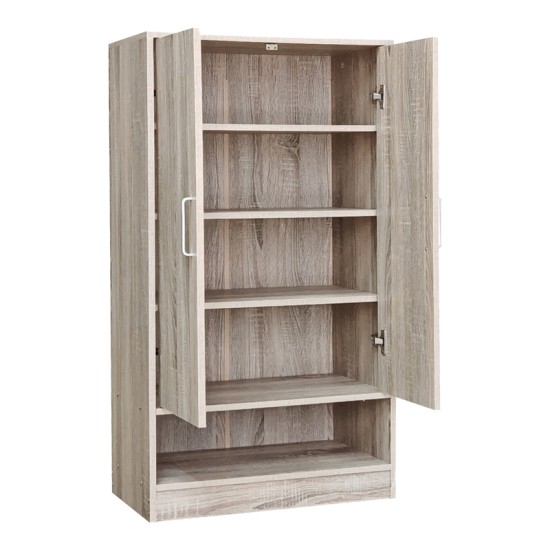 Παπουτσοθήκη Ντουλάπι Lemba  sonoma 80x33x120εκ