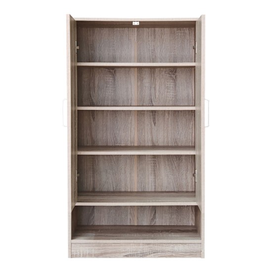 Παπουτσοθήκη Ντουλάπι Lemba  sonoma 80x33x120εκ