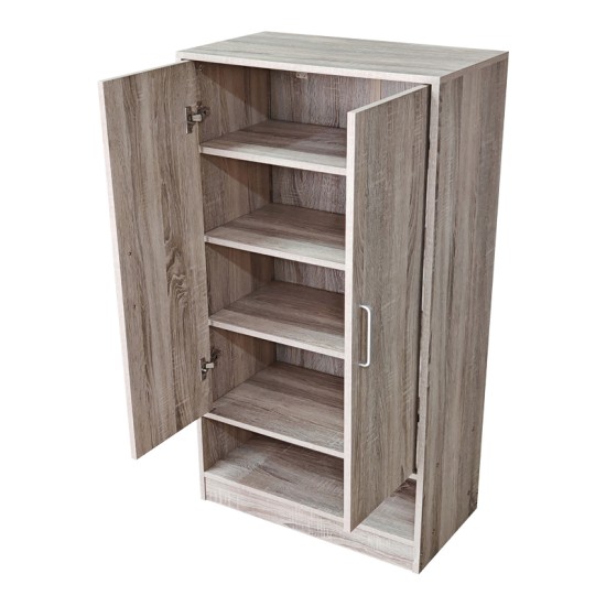 Παπουτσοθήκη Ντουλάπι Lemba  sonoma 80x33x120εκ