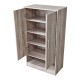 Παπουτσοθήκη Ντουλάπι Lemba  sonoma 80x33x120εκ