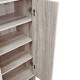 Παπουτσοθήκη Ντουλάπι Lemba  sonoma 80x33x120εκ