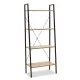 Βιβλιοθήκη- Ραφιέρα Ramon φυσικό-μαύρο 60x23x145,5εκ Βιβλιοθήκη- Ραφιέρα Ramon φυσικό-μαύρο 60x23x145,5εκ