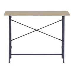Γραφείο εργασίας Siklo  πτυσσόμενο oak- μαύρο μέταλλο 100x46x75.5εκ