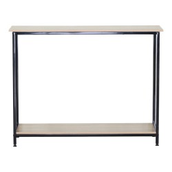 Κονσόλα Shima  2τεμ. oak- μαύρο μέταλλο 106x35x81εκ