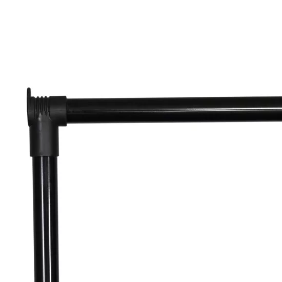 Κρεμάστρα δαπέδου Wizak  μαύρο μέταλλο 74.5x41,5x157εκ