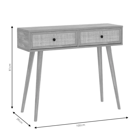 Κονσόλα Oslo sonoma 100x29x81εκ Κονσόλα Oslo sonoma 100x29x81εκ