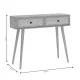 Κονσόλα Oslo sonoma 100x29x81εκ Κονσόλα Oslo sonoma 100x29x81εκ