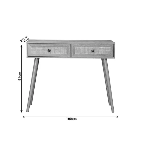 Κονσόλα Oslo sonoma 100x29x81εκ Κονσόλα Oslo sonoma 100x29x81εκ