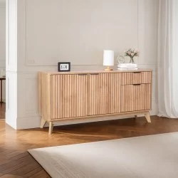 Μπουφές Hamea  mdf σε φυσική απόχρωση 150x39,5x73εκ