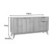 Μπουφές Hamea mdf σε φυσική απόχρωση 150x39,5x73εκ Μπουφές Hamea mdf σε φυσική απόχρωση 150x39,5x73εκ
