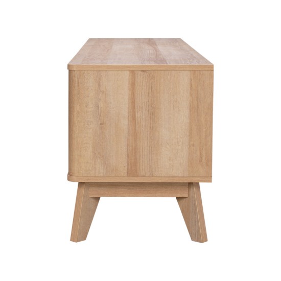 Έπιπλο τηλεόρασης Hamea mdf σε φυσική απόχρωση 145x39,5x49εκ Έπιπλο τηλεόρασης Hamea mdf σε φυσική απόχρωση 145x39,5x49εκ