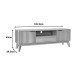 Έπιπλο τηλεόρασης Hamea mdf σε φυσική απόχρωση 145x39,5x49εκ Έπιπλο τηλεόρασης Hamea mdf σε φυσική απόχρωση 145x39,5x49εκ