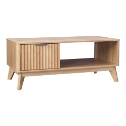 Τραπέζι σαλονιού Hamea  mdf σε φυσική απόχρωση 110x55,2x45εκ Τραπέζι σαλονιού Hamea  mdf σε φυσική απόχρωση 110x55,2x45εκ