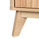 Τραπέζι σαλονιού Hamea  mdf σε φυσική απόχρωση 110x55,2x45εκ