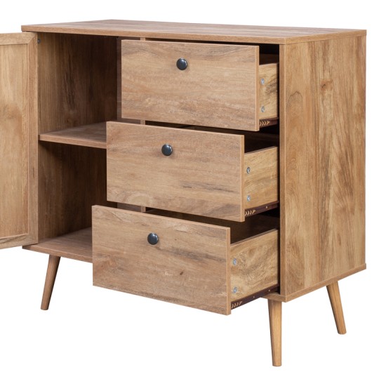 Μπουφές Oslo  σε sonoma απόχρωση 85x39x79εκ