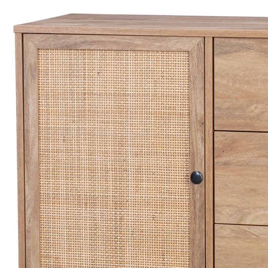 Μπουφές Oslo  σε sonoma απόχρωση 85x39x79εκ