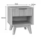 Κομοδίνο Hamea  mdf σε φυσική απόχρωση 45x39.5x50.2εκ
