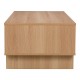Τραπέζι σαλονιού Jenfia  mdf σε φυσική απόχρωση 110x55x38,5εκ
