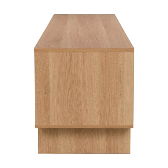 Έπιπλο τηλεόρασης Jenfia  mdf σε φυσική απόχρωση 150x39x45,5εκ
