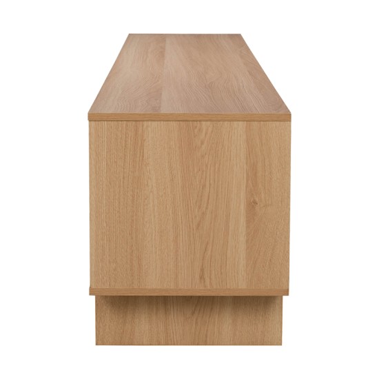 Έπιπλο τηλεόρασης Jenfia  mdf σε φυσική απόχρωση 180x39x45,5εκ