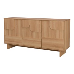 Μπουφές Jenfia  mdf σε φυσική απόχρωση 150x39x75,5εκ